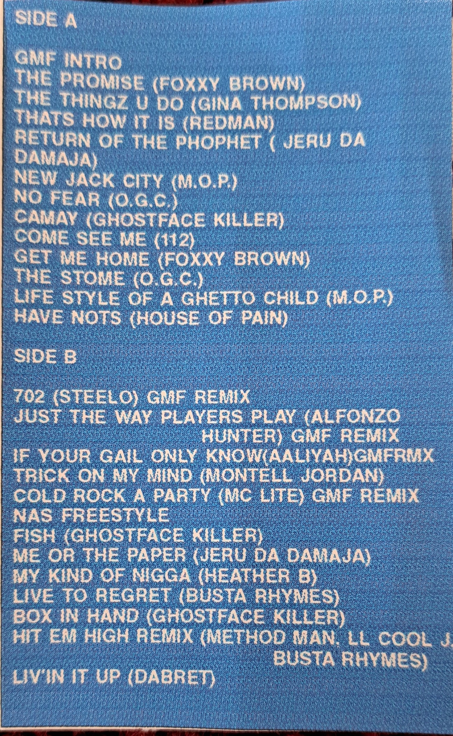 DJGMF & BIG BUB PROJECTSOUNDS REPRESENTING FAR ROCK 1996