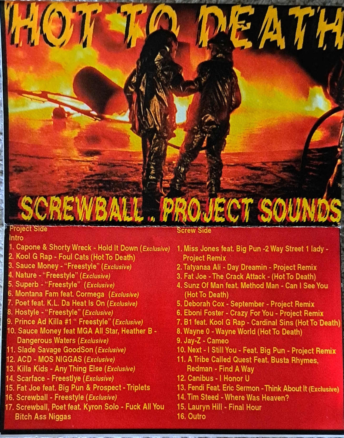 SCREWBALL PROJECTSOUNDS 1998 HOT TO DEATH