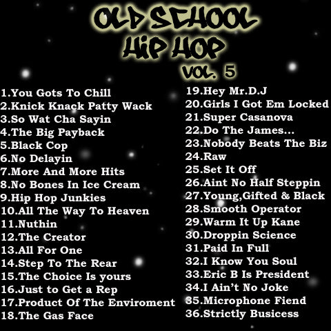 OLD SCHOOL HIPHOP VOL.5