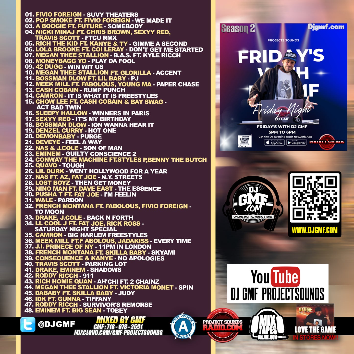 GMF GOES IN DJGMF.COM VOL.62